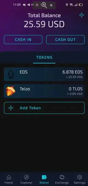 Wallet EOS
