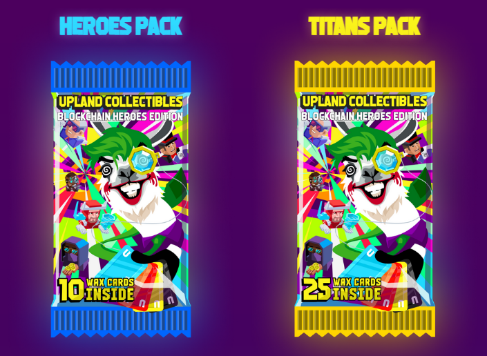 Image - Upland Collectibles Blockchain Heroes Edition - Heroes & Titans Pack