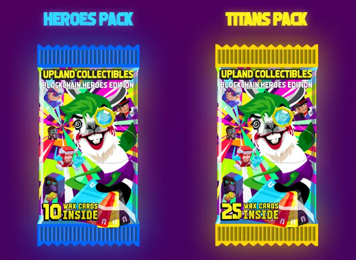 Image - Upland Collectibles Blockchain Heroes Edition - Heroes & Titans Pack