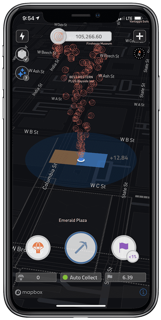 Similar to PokemonGo, Coin rewards users movement by giving rewards for more Geoclaims