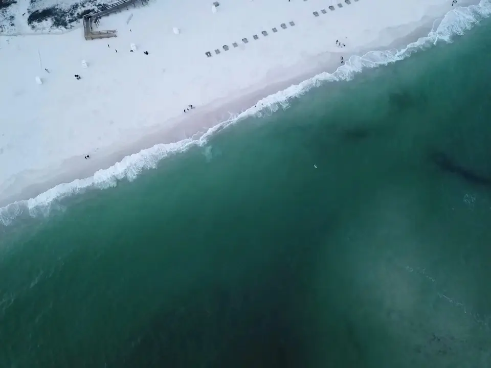 crappy shot of beach front