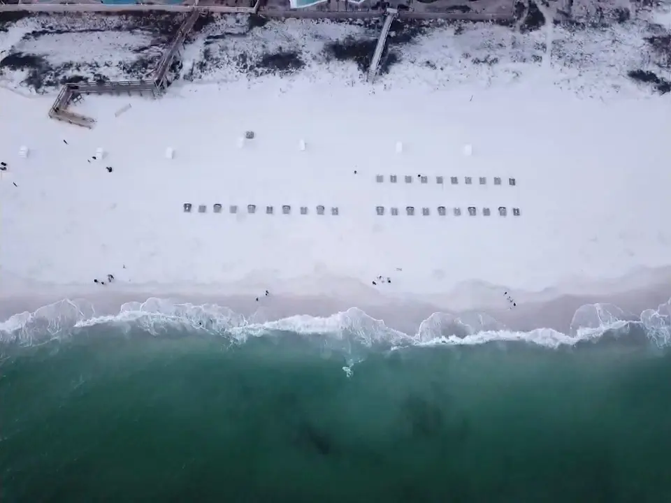 straight line beach front