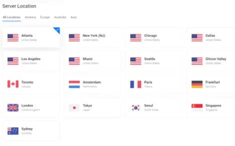 Vultr Server Locations