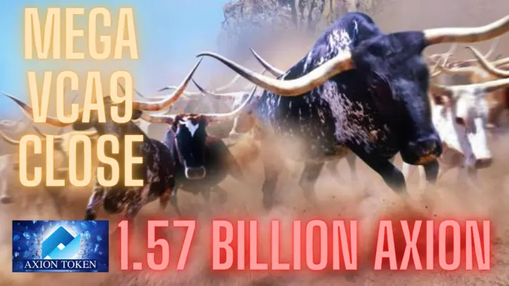 Axion crypto venture capital auction day 147