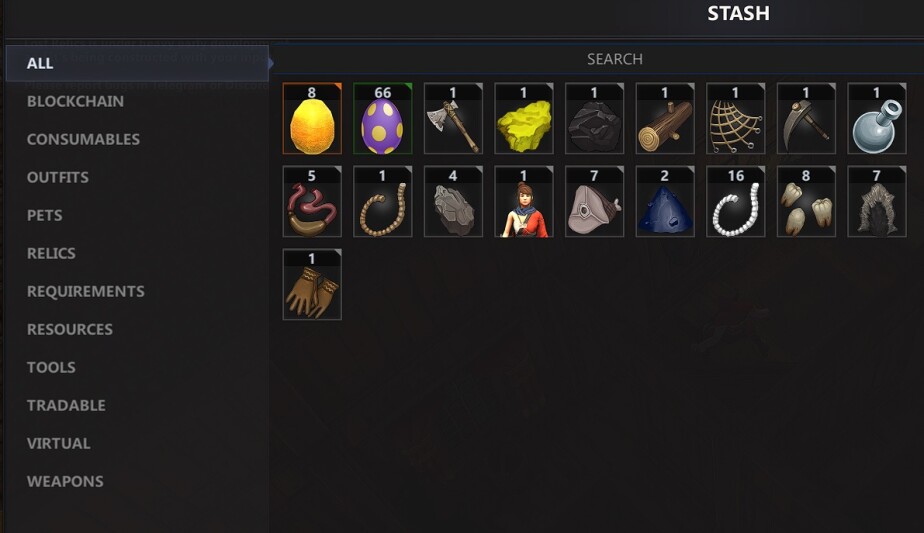 stash