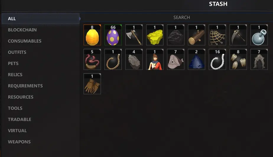stash