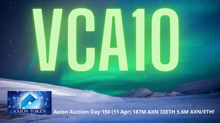 Axion crypto regular auction day 150