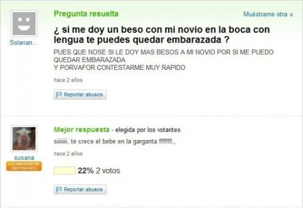 Pregunta sin sentido