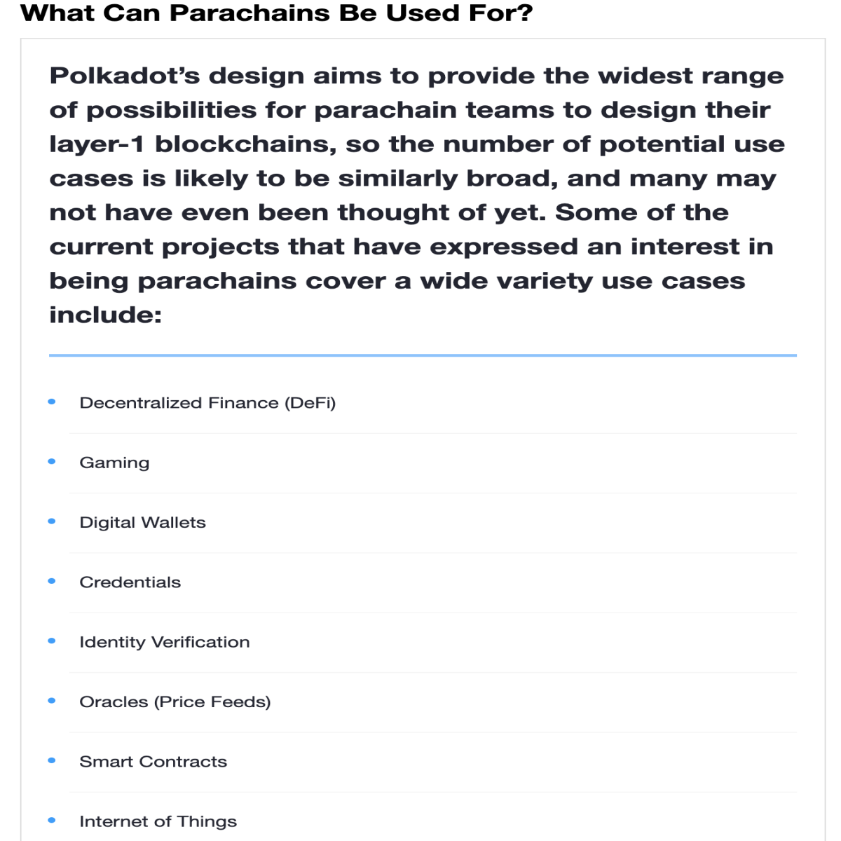 parachains