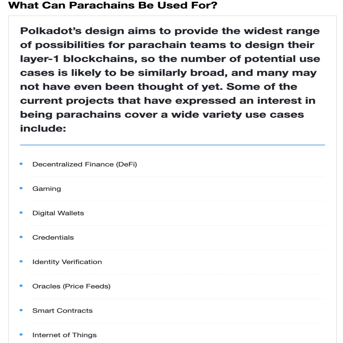 parachains