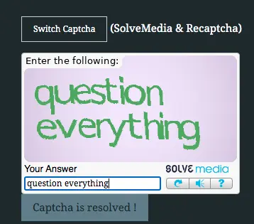 Question everything