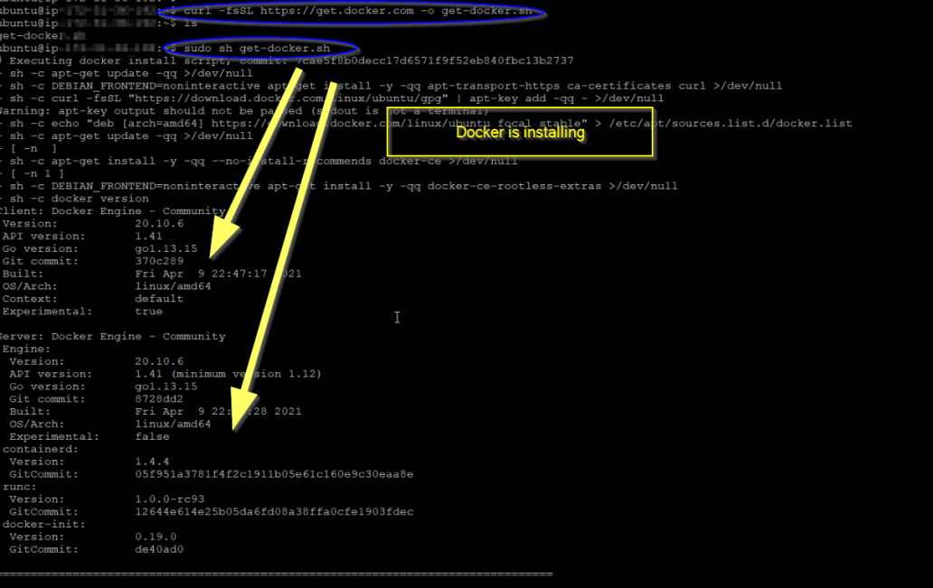 Docker installed