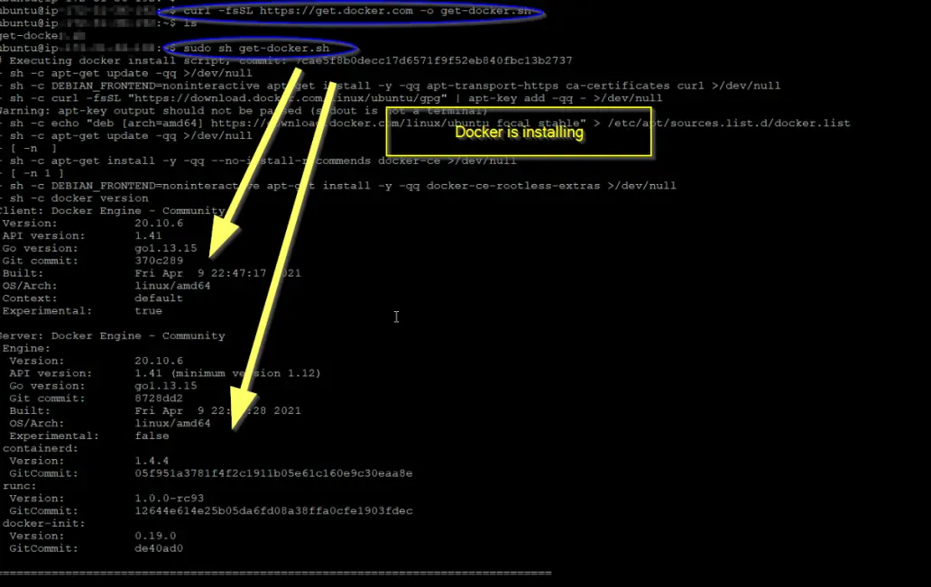 Docker installed