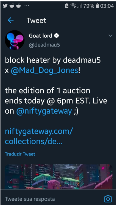 Deadmau5 Tweet