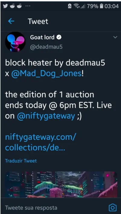 Deadmau5 Tweet