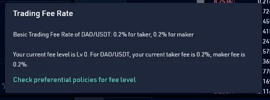 Special Fees for Special Trading Pairs