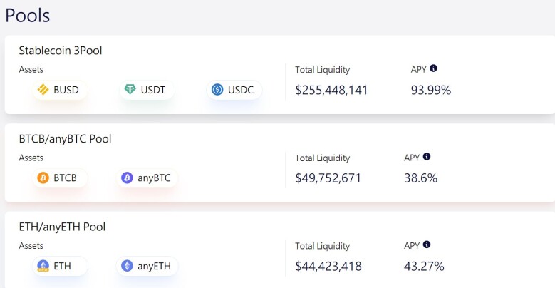stablecoin 3Pool on Nerve Finance
