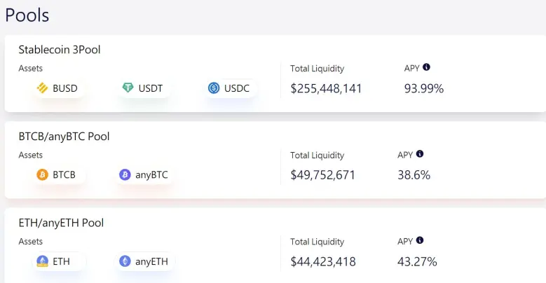 stablecoin 3Pool on Nerve Finance