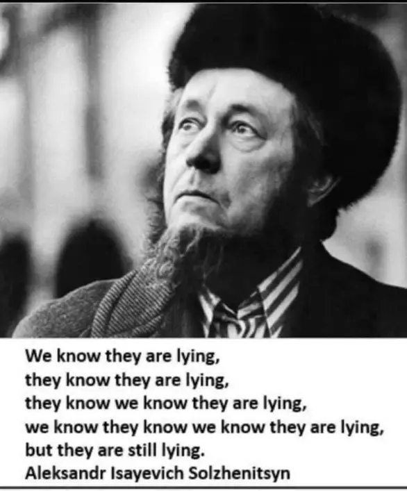 They are lying