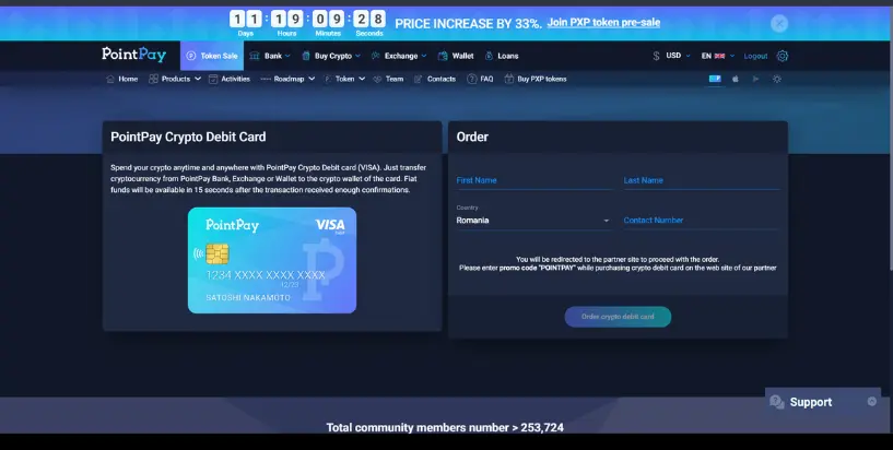 PointPay Visa crd
