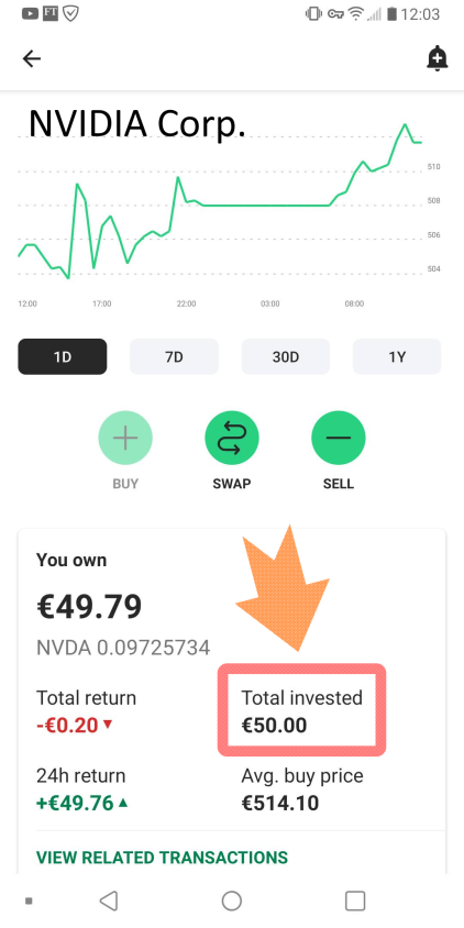 Bitpanda #bitpanda reward fractional shares