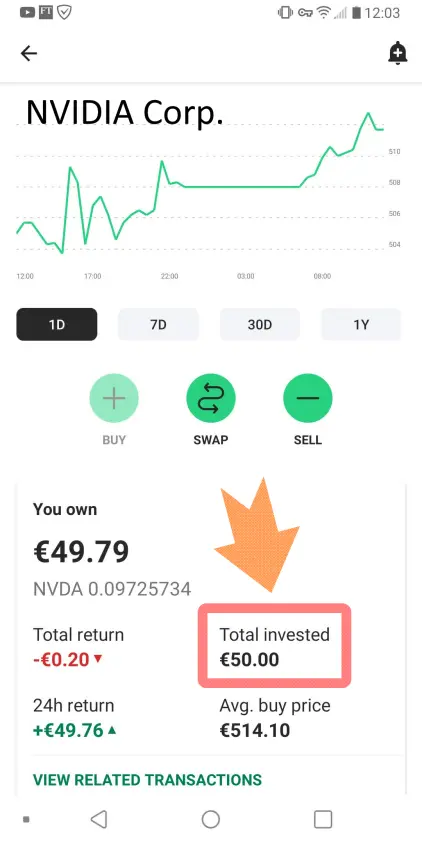 Bitpanda #bitpanda reward fractional shares