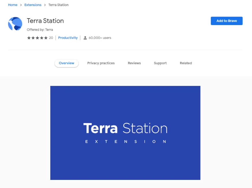Terra Station wallet extension