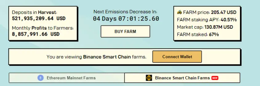 Welcome to Harvest finance
