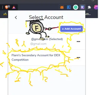 secondary account created