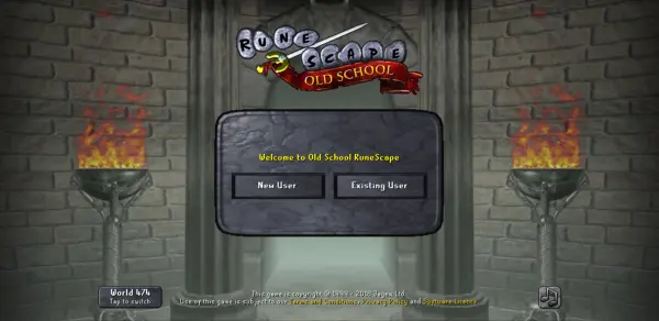 OSRS Login Screen