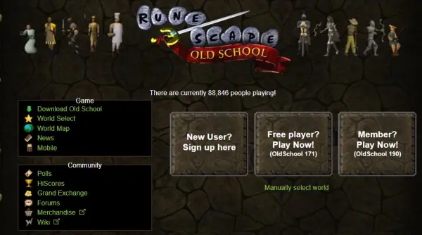 OSRS Main Page