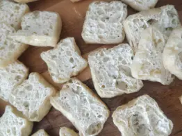 Tofu Puffs Sliced
