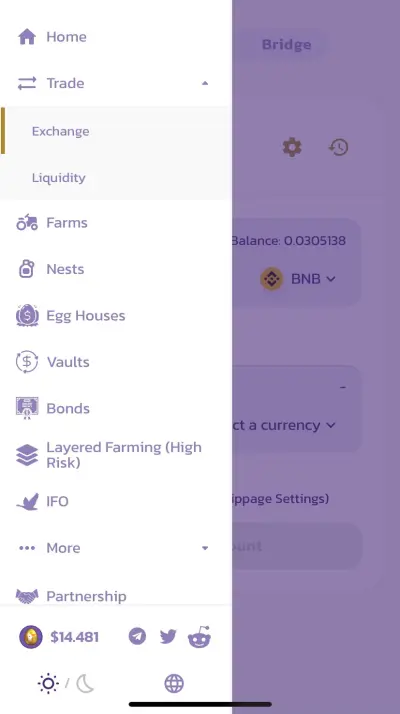 swap in goose finance