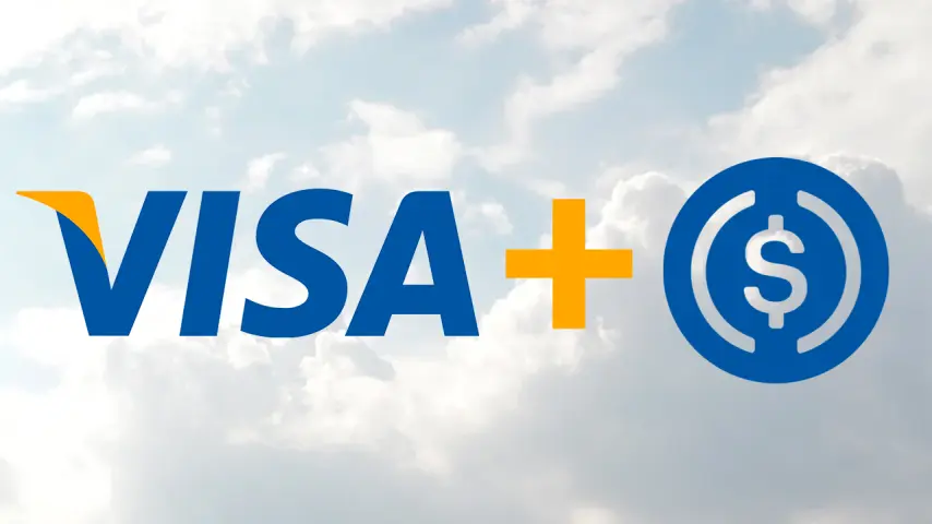Visa accepts usd coin