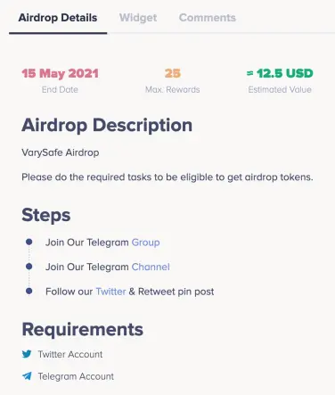 VRF Steps and Reward