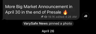 VRF Hints at News
