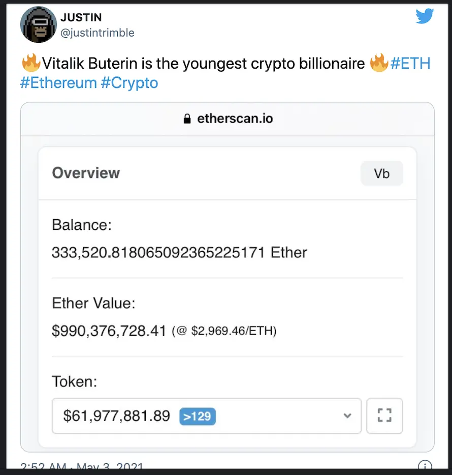 vitalik buterin, ethereum, eth