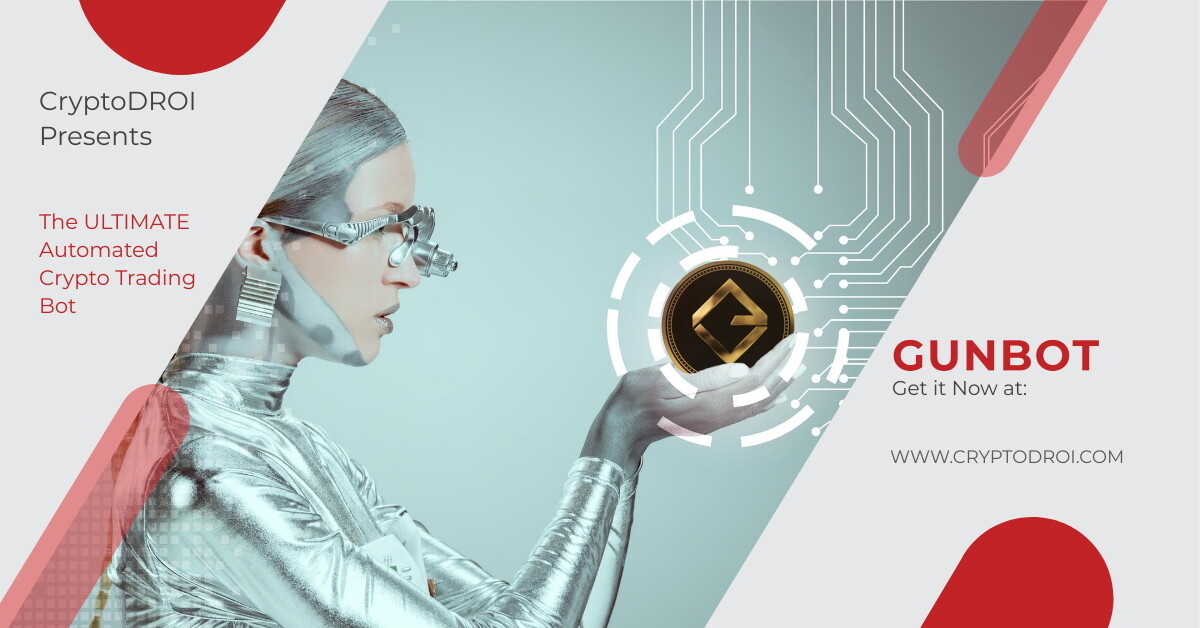 CryptoDROI presents Gunbot, the ultimate automated crypto trading bot, get Gunbot now at www.cryptodroi.com
