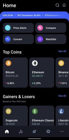 home page