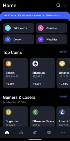 home page