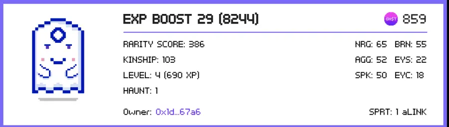 exp gotchi
