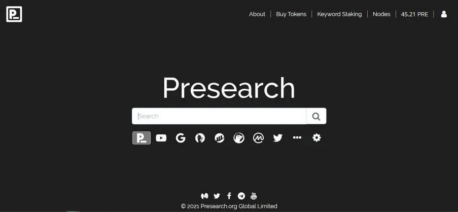 presearch-home
