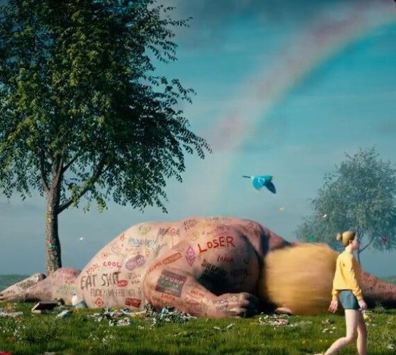 Beeple - CROSSROAD - NFT Screencap