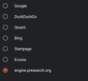 options photo with presearch