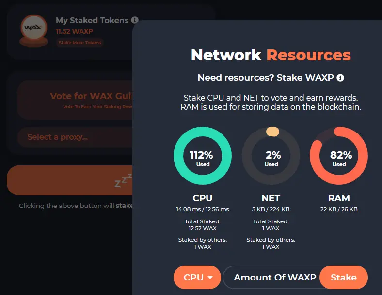 WAX_Stake