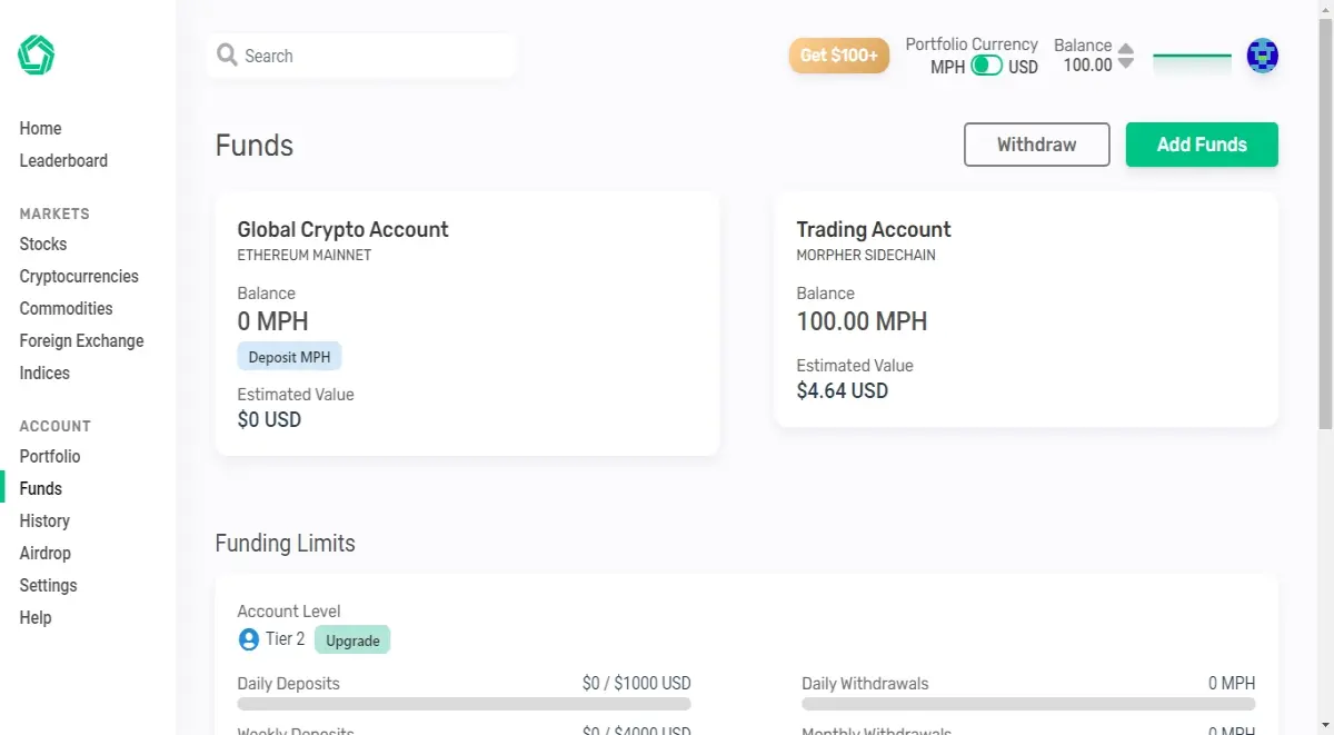 Morpher Airdrop Claim 100 MPH