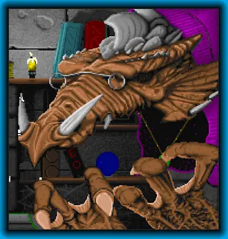The Dragon Pharaoh from Might and Magic IV: Clouds of Xeen