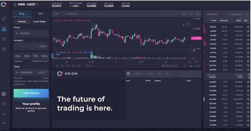 orion, dex, trading, cryptocurrency, blockchain