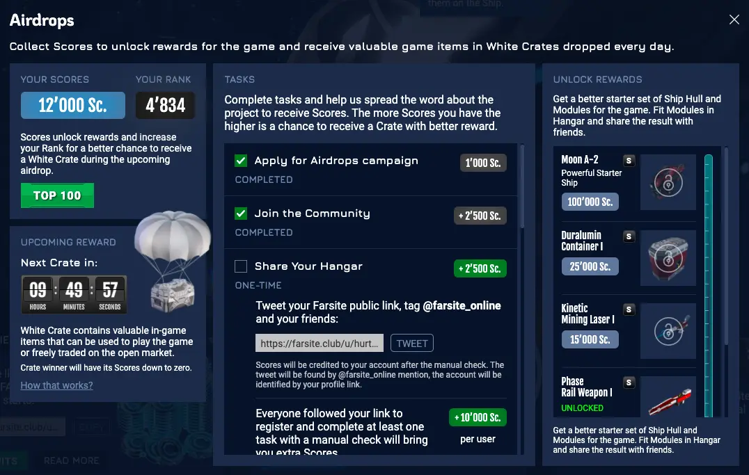 Snapshot from Farsite
