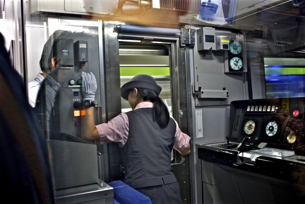 Train driver in Tokyo
